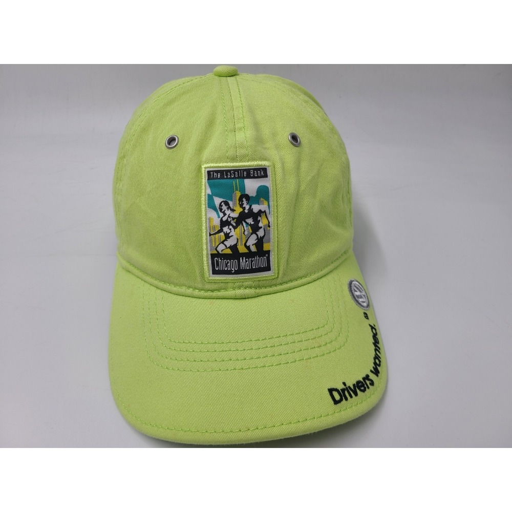 2005 Chicago Marathon New Balance New Era Flex Fitted (Seems S-M) Hat Cap Green‎